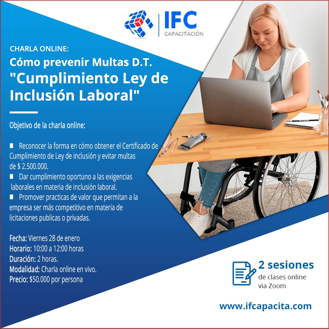 Cumplimiento Ley de Inclusión Laboral